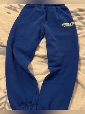 White fox sweatpants